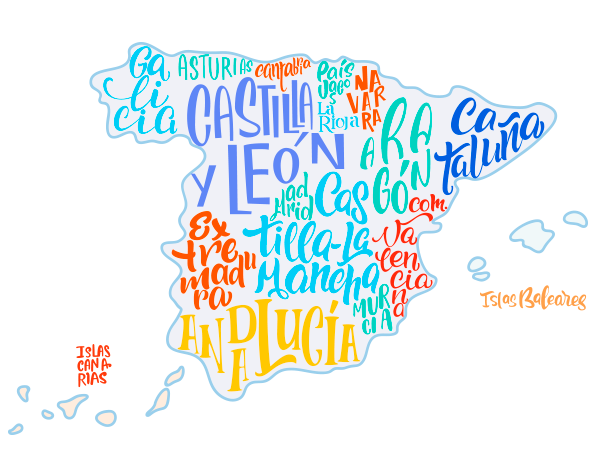 mapa comunidades espana cgcto - Inicio