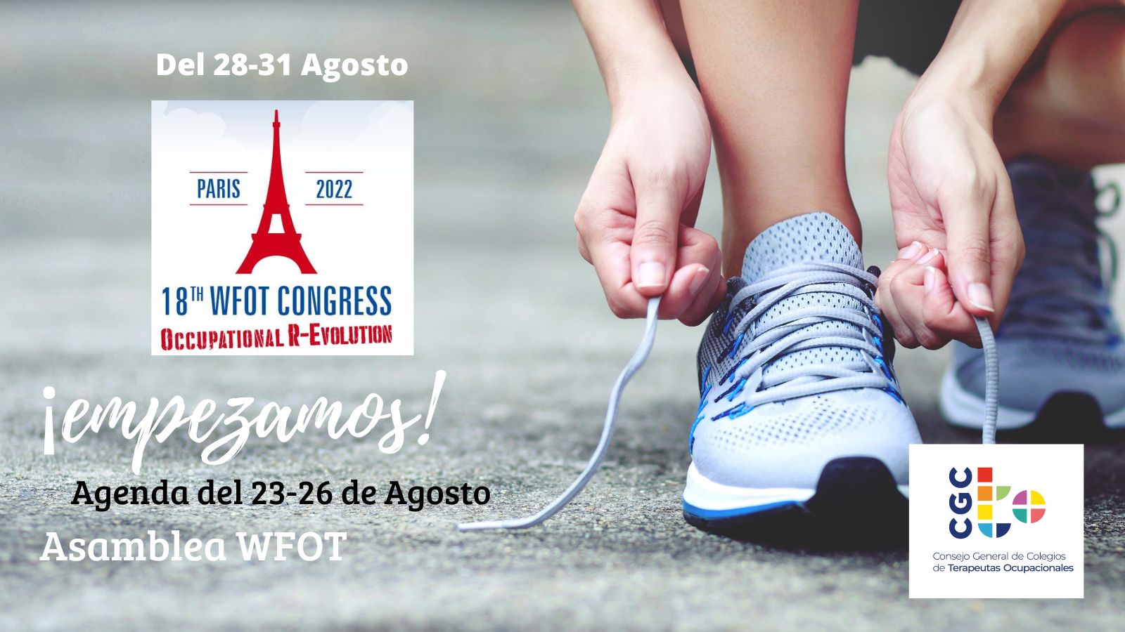 El próximo Congreso y Exposición Internacional WFOT 2022 se llevará a cabo en París, Francia, del 28 al 31 de agosto de 2022.El tema es 'Revolución ocupacional', y el programa contará con expertos líderes mundiales, eventos sociales únicos y una exhibición.